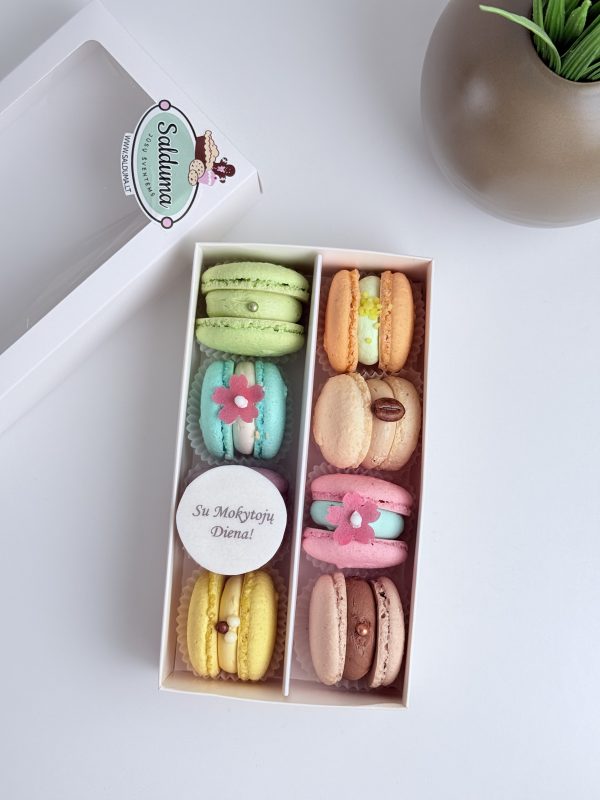 Macarons rinkinys mokytojams 8vnt